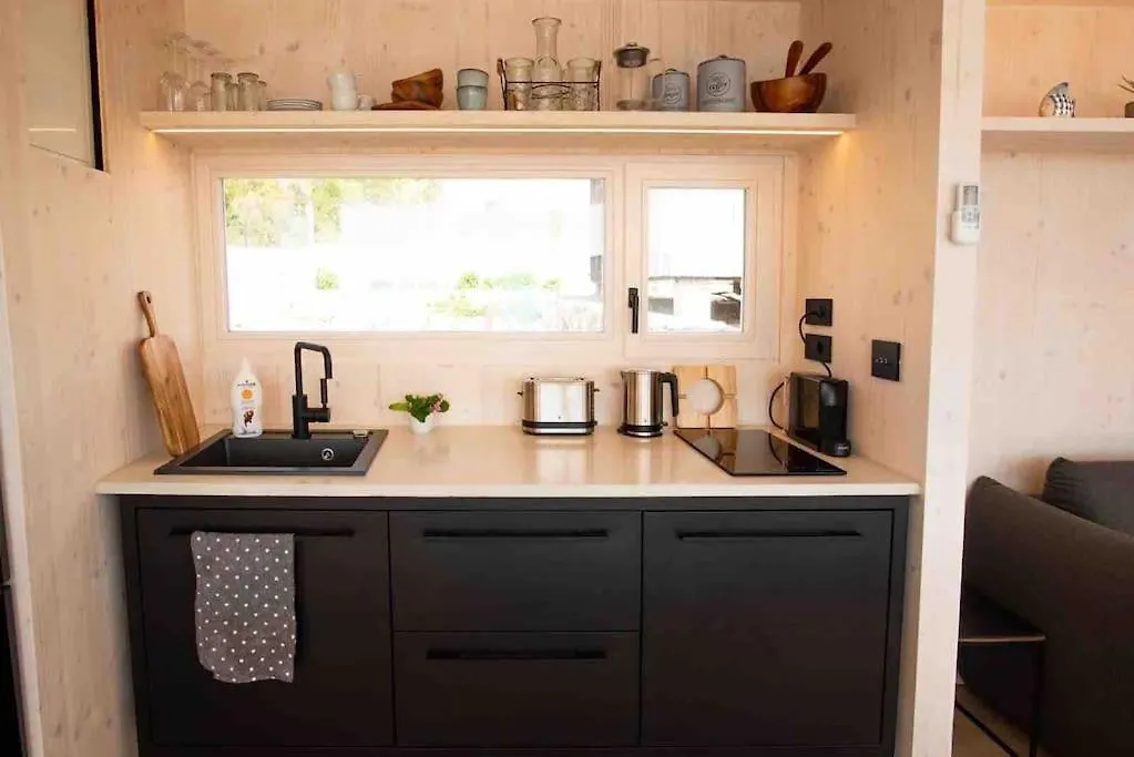 Holiday home Tiny Beach House 11 Buqez, Drage Sea & Sunset View, Terrace