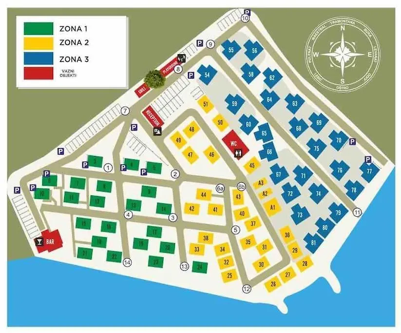 Tiny Beach House 11 Buqez, Drage Sea & Sunset View, Terrace 0*,  크로아티아